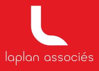 Laplan_white_logo_color_background